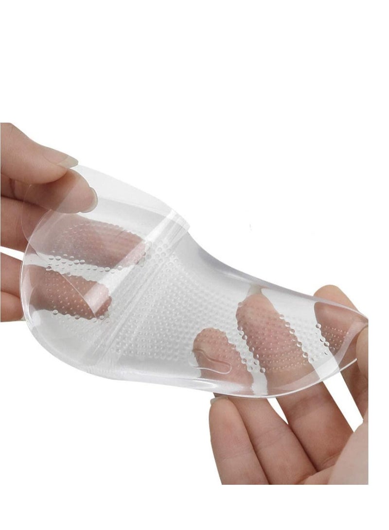 2Pairs Arch Support Insole Clear Arch Support Sleeve Pads for Flat Feet Adhesive Reusable Arch Cushions Inserts Arch Foot Pads Insoles Supports for Women and Men Foot Cushioning and Pain Relief