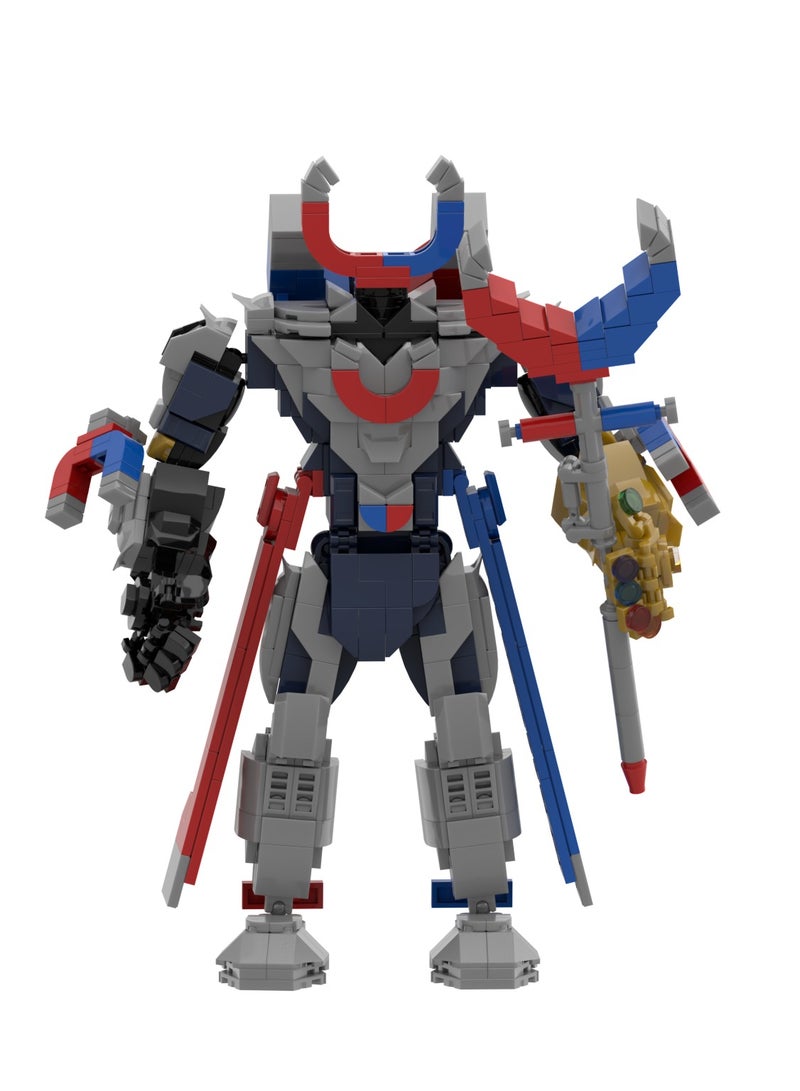 Skibidi Toilet Man Toy Building Blocks 618Pcs Titan Magnet Man Toy Ideas Toys Battle Horror Game Model Ideas Toys Gifts for Adult & Kids