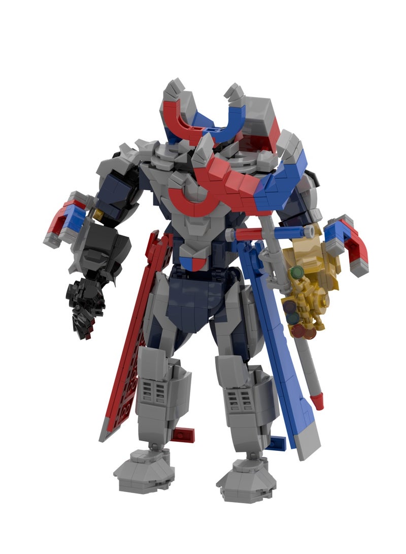 Skibidi Toilet Man Toy Building Blocks 618Pcs Titan Magnet Man Toy Ideas Toys Battle Horror Game Model Ideas Toys Gifts for Adult & Kids
