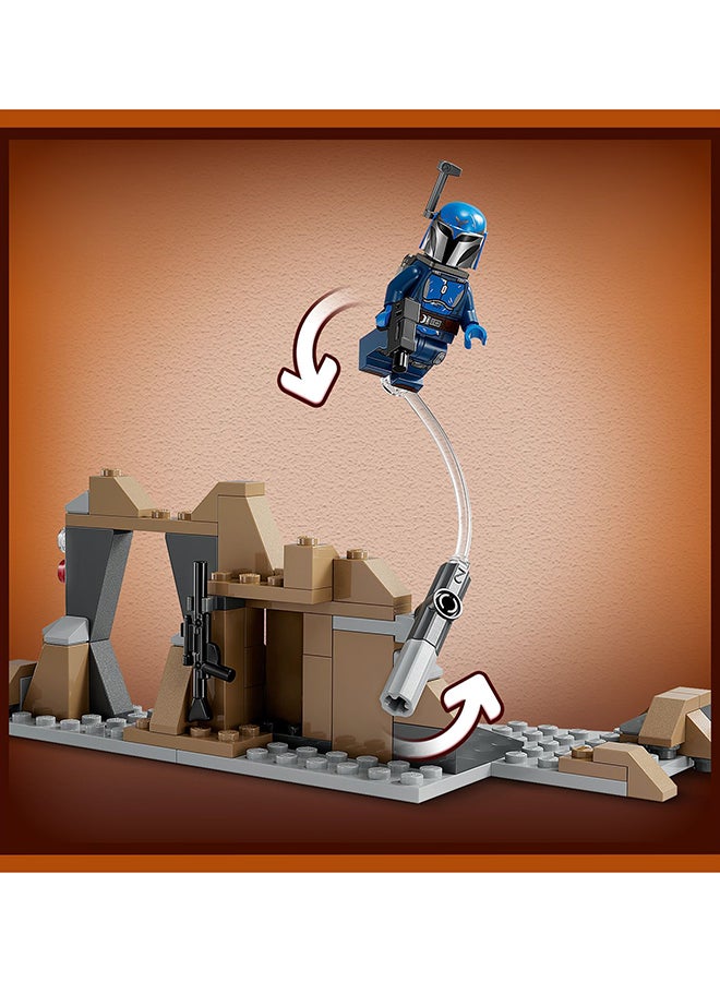 Star Wars: The Mandalorian Ambush On Mandalore Battle Pack, Kids’ Adventure Building Toy, Collectible Brick-Built Playset, Gift Idea For Boys And Girls Aged 6 And Over (109 Pieces) 75373