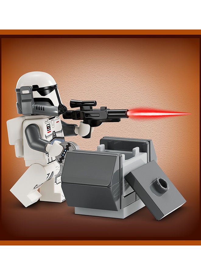 Star Wars: The Mandalorian Ambush On Mandalore Battle Pack, Kids’ Adventure Building Toy, Collectible Brick-Built Playset, Gift Idea For Boys And Girls Aged 6 And Over (109 Pieces) 75373
