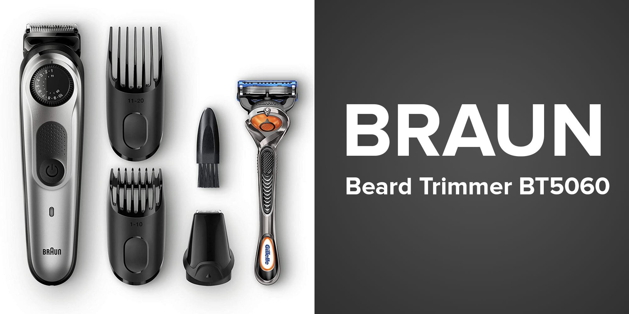 BT 5060 Rechargeable Beard And Hair Trimmer Set Multicolour