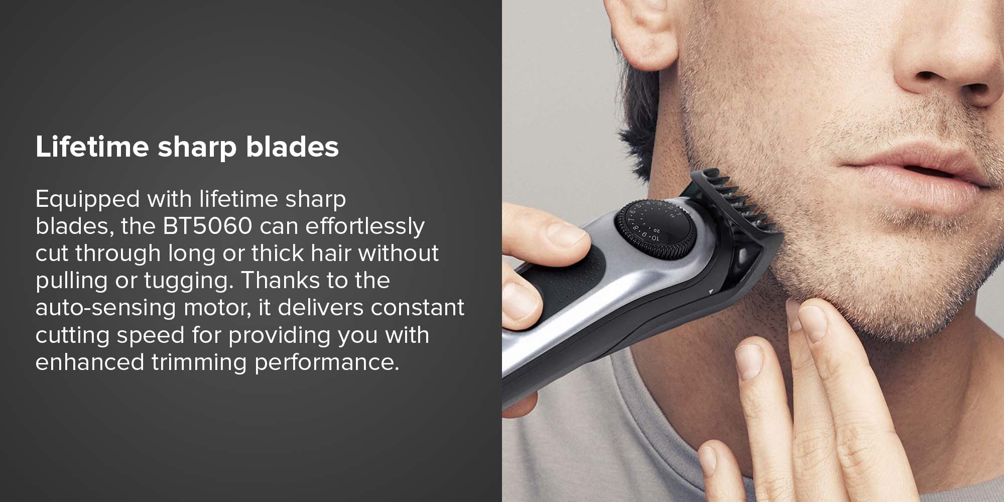 BT 5060 Rechargeable Beard And Hair Trimmer Set Multicolour