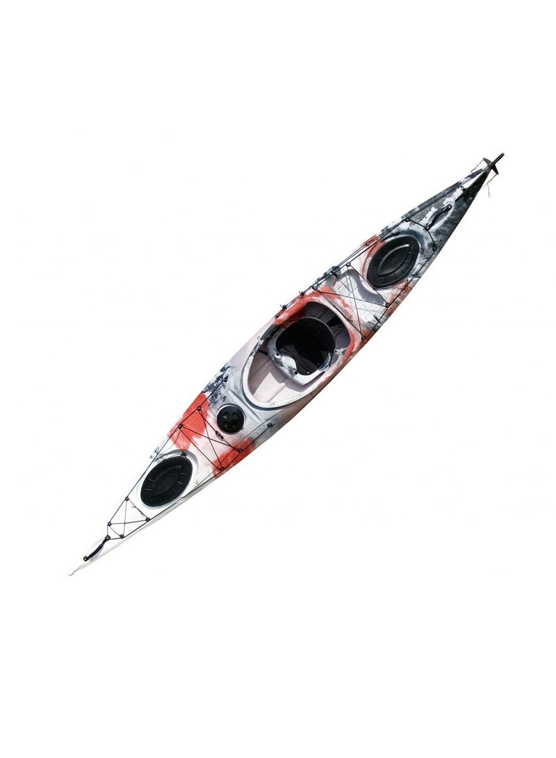 Winner Expedition Sit-In 1 Person Touring Kayak White/Red/Black