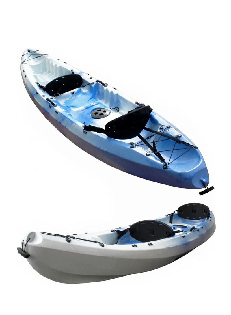 Winner Nereus 2 Blue & White Double Sit On Top Fishing Kayak with Seat