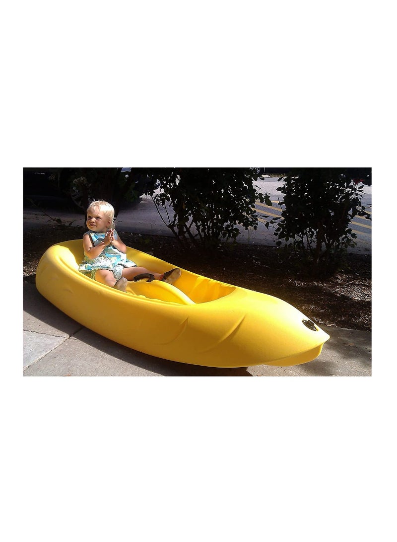 Winner Doris 1 Person SOT Kids Kayak Yellow with Single Paddle