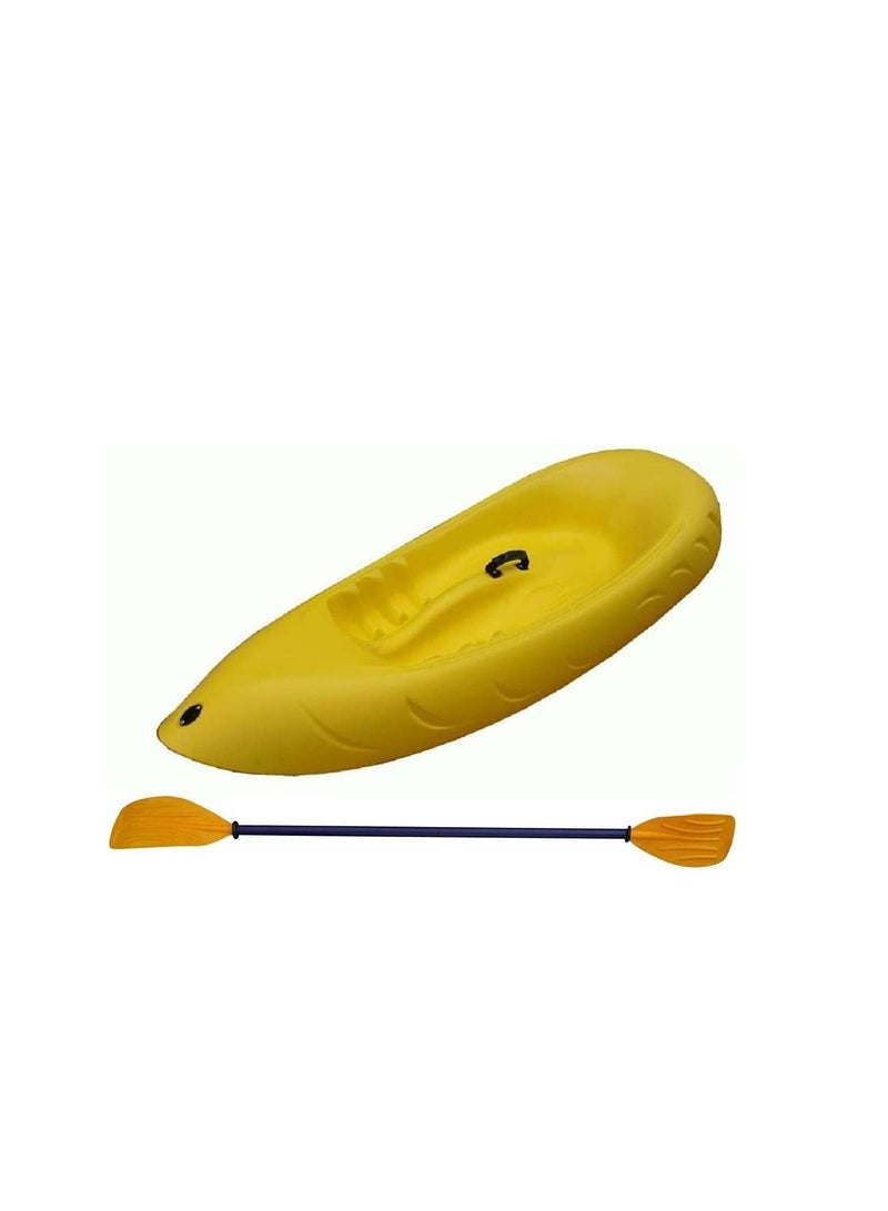 Winner Doris 1 Person SOT Kids Kayak Yellow with Single Paddle