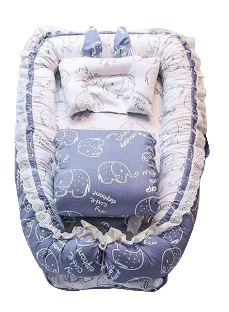 Sleeping Lounger Folding Travel Portable Baby Nest 100% Soft Cotton