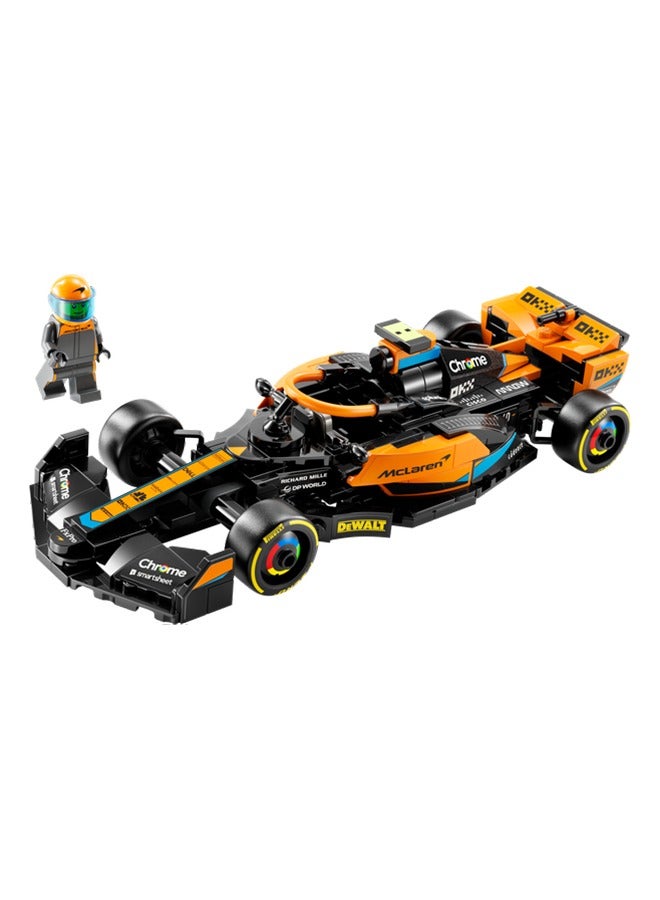 Speed Champions 2023 McLaren Formula 1 Race Car Toy Vehicle Building Set, Buildable Model Set for Kids, Collectible Display Gift Idea for Boys and Girls Aged 9 Years Old and over(245 pieces) 76919