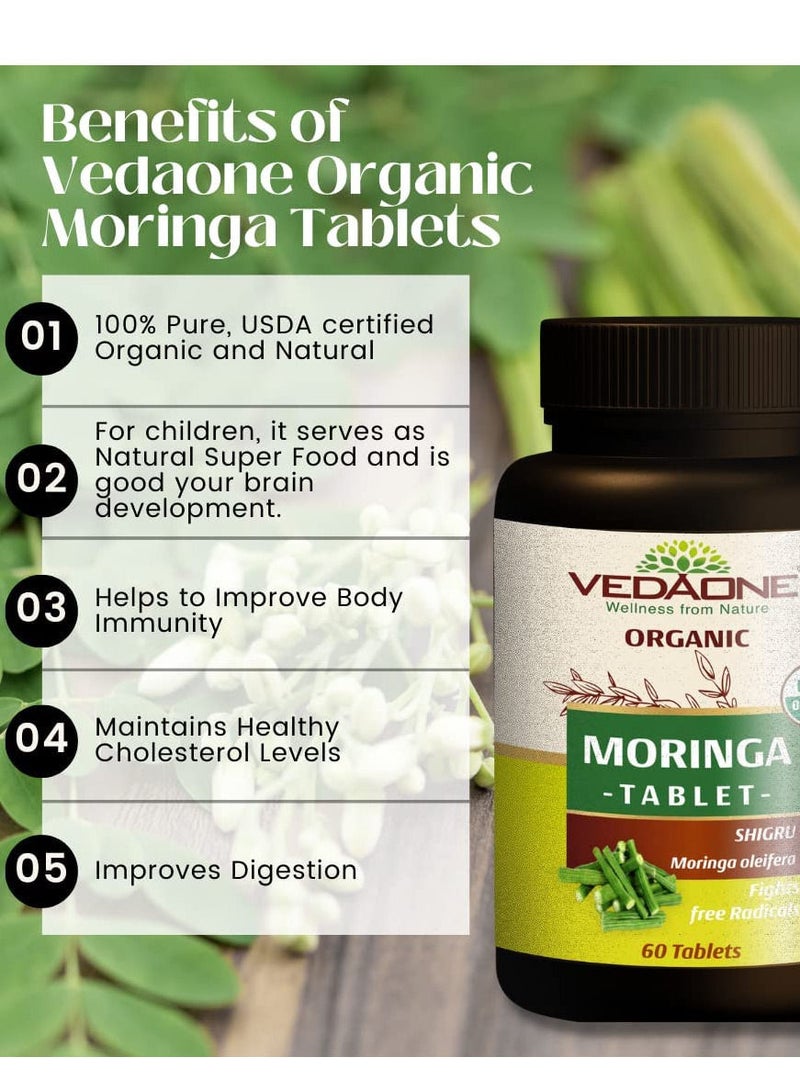 USDA Certified Organic Moringa Tablet A Superfood For Healthy Liver Function And Anti Oxidant