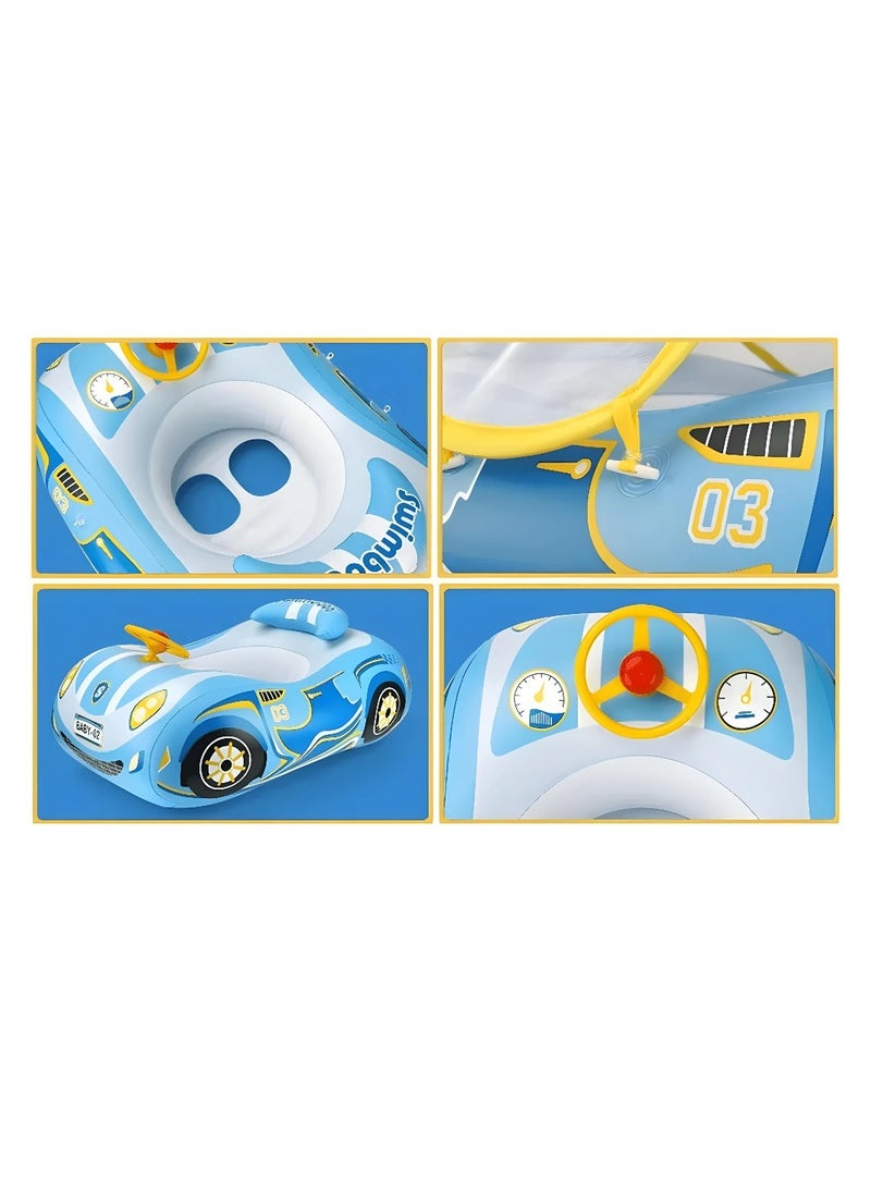 Inflatable Swimming Float  blue car