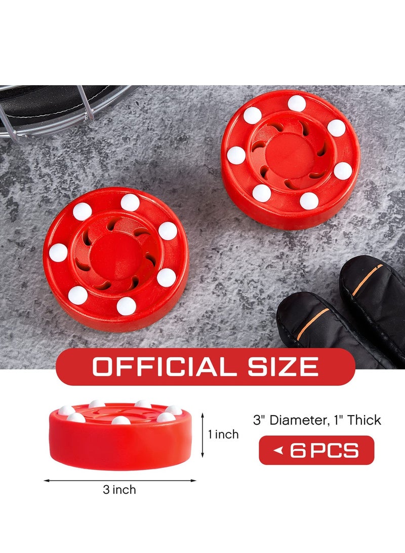 Roller Hockey Puck Street Hockey Puck Official Game Puck Multifunctional Hockey Balls Novelty Indoor Hockey Set for Indoor and Outdoor Sport Dry Land Hockey Balls for Practicing Training Activities