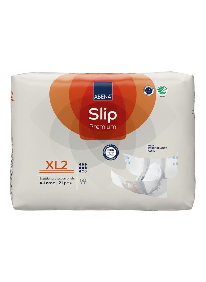 SLIP PREMIUM XL2 DIAPER 21'S