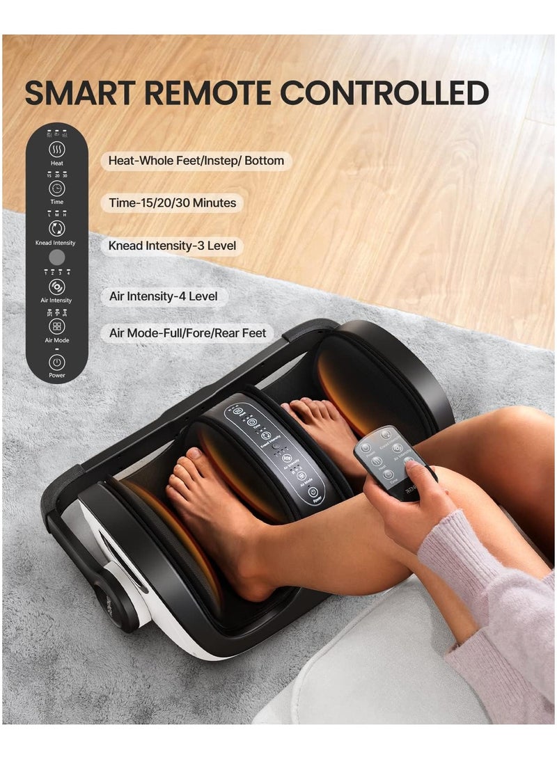 Shiatsu Foot and Calf Massager with Heat and Remote