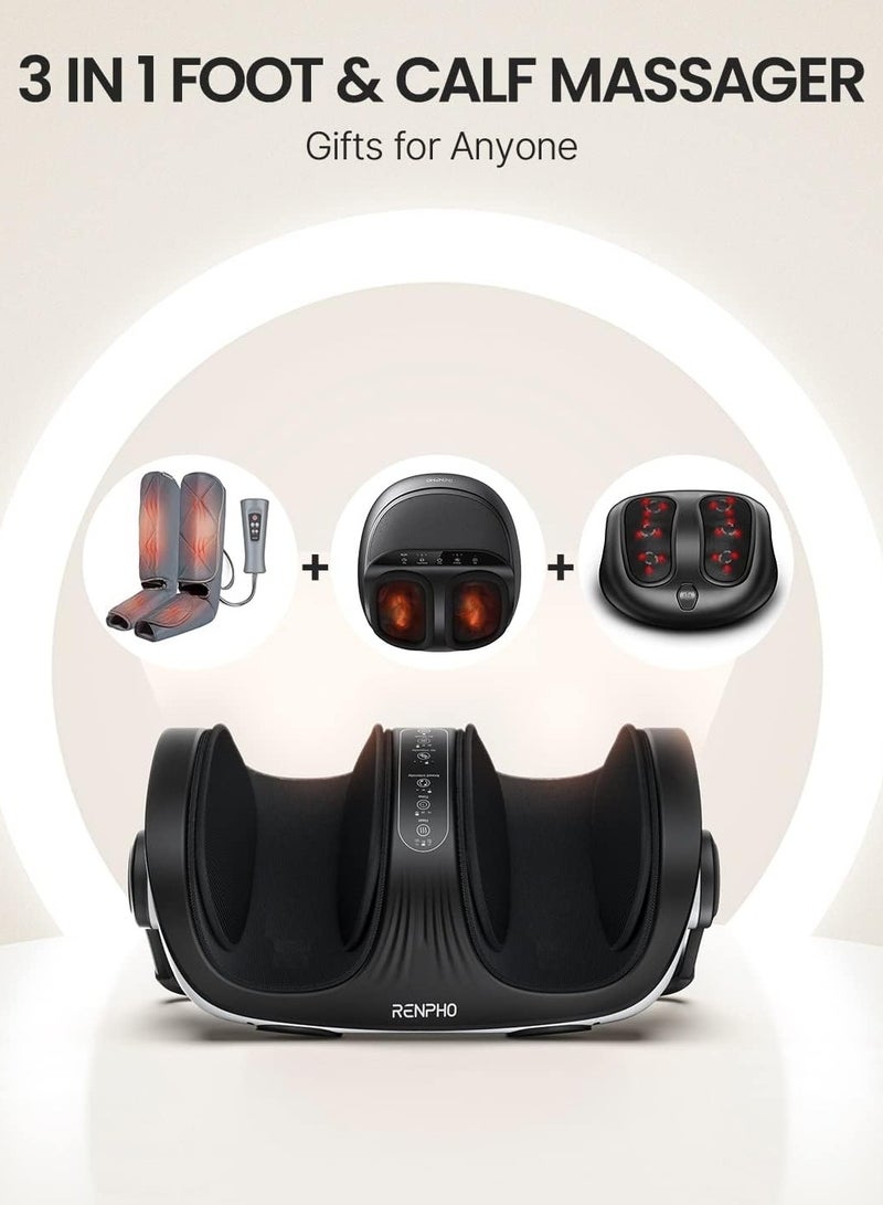 Shiatsu Foot and Calf Massager with Heat and Remote