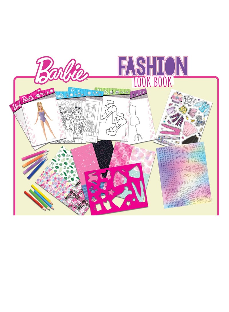 Barbie Fashion Studio Sketchbook - Look Book 12877