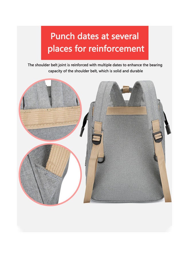 Multi Functional Large Capacity Folding Baby Bag Portable Mommy Backpack
