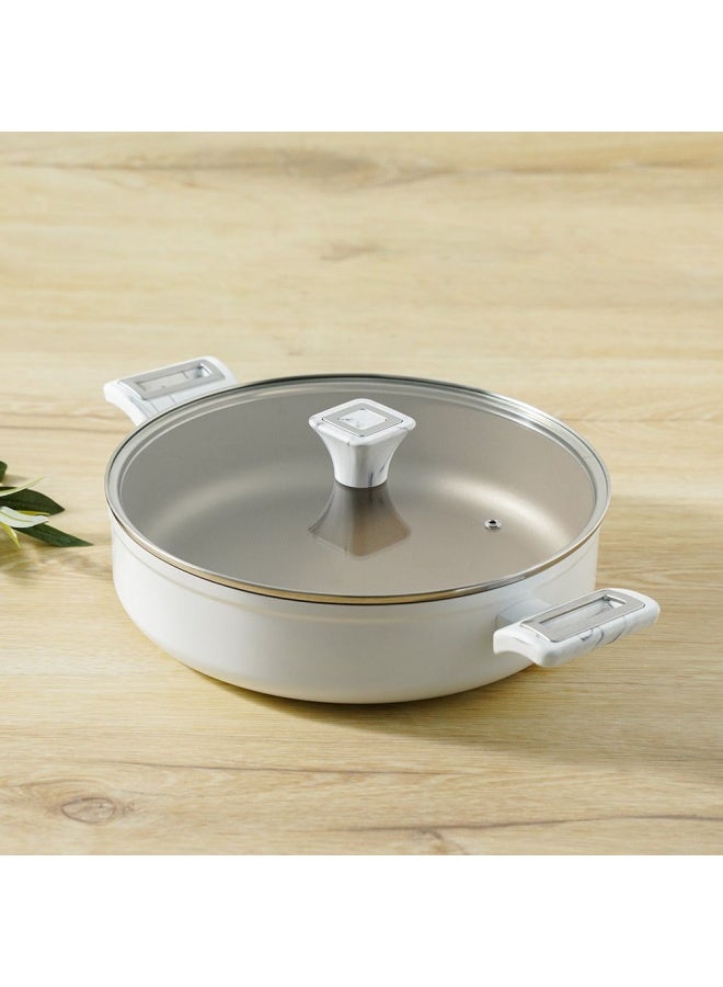 Brilliant Shallow Pan with Lid - 28x8 cm