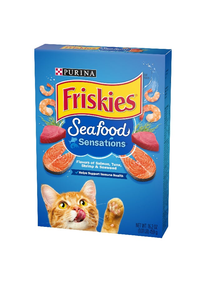 Friskies Seafood Sensations Cat Dry Food 459grams