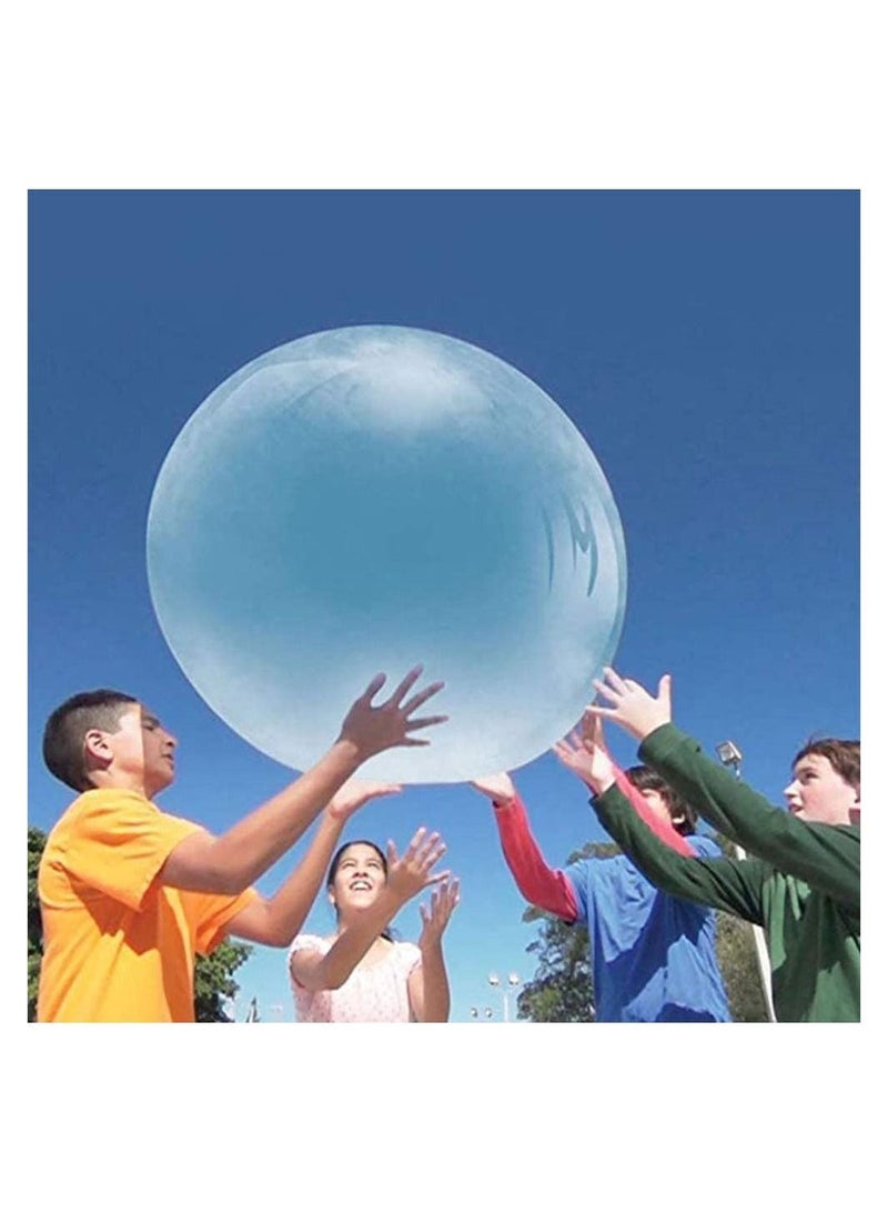 Bubble Ball, 2Pcs Giant Jelly Balloon Ball, Resuable Water Balloons, Beach Balls, Inflatable Toys for Adults Kids Garden Pool Outside Toys Yard Games