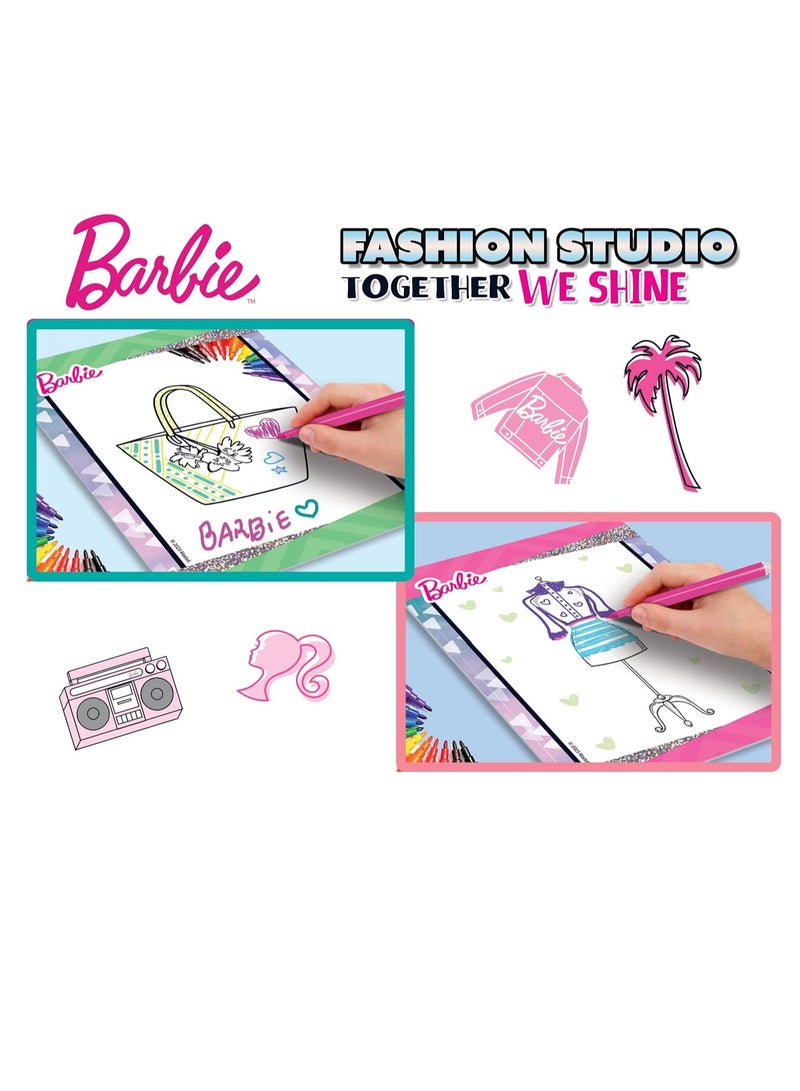 12808 Barbie Sketchbook Together WE Shine-Fashion Studio