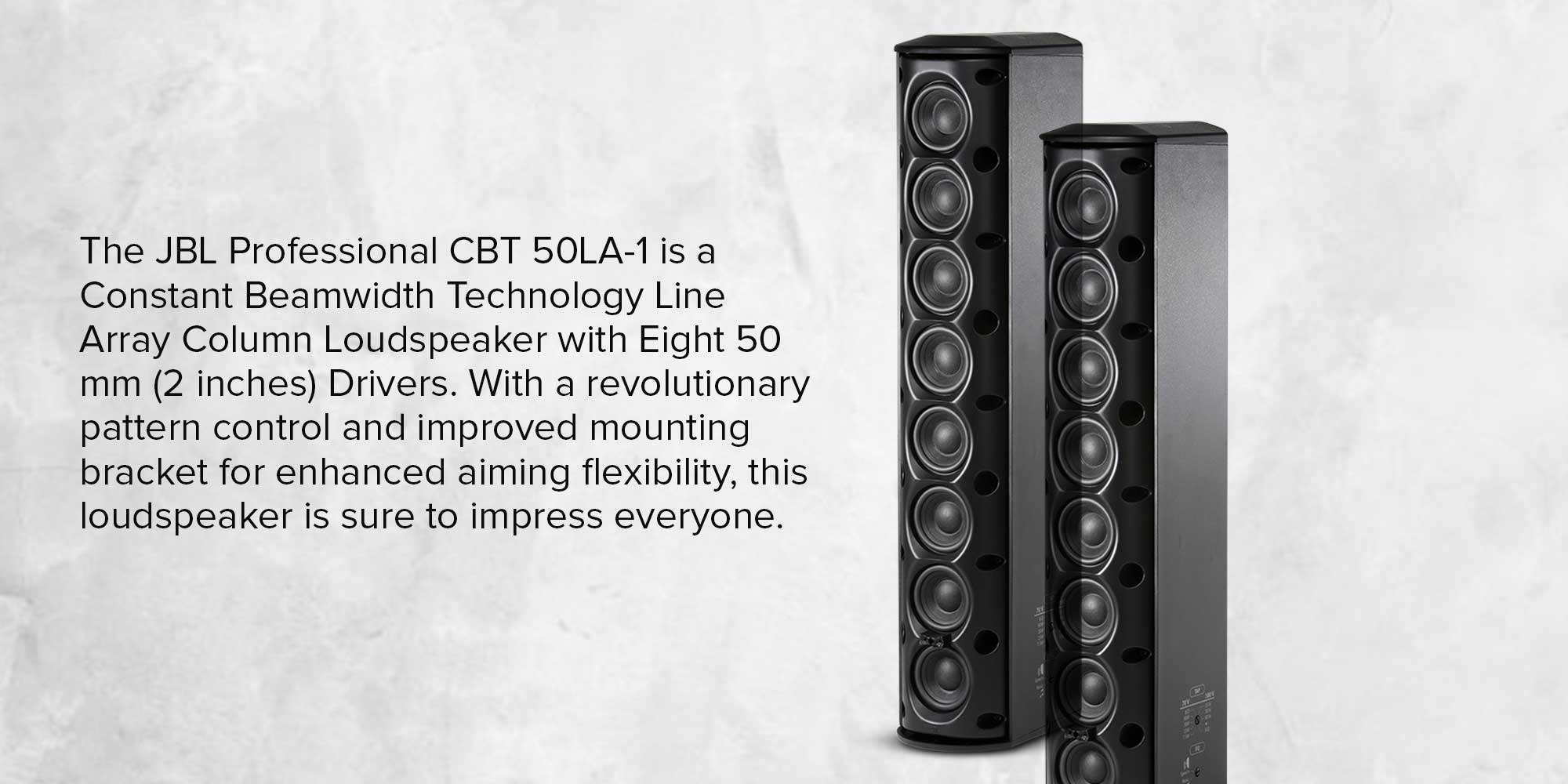 Constant Beam Width Technology Line Array Column Loudspeaker CBT 50LA-1 Black