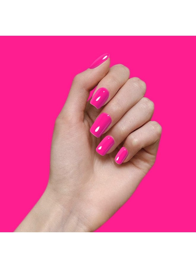 Nail Gel Polish 15Ml Soak Off Nail Gel Polish Nail Art Manicure Salon Diy At Home Longlasting Hot Pink 0.5 Oz