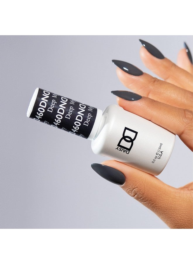 Dnd Gel Polish Set 1 Each Of Grey Gel Polish And Grey Nail Polish 460 Deep Mystery 0.5 Fl Oz