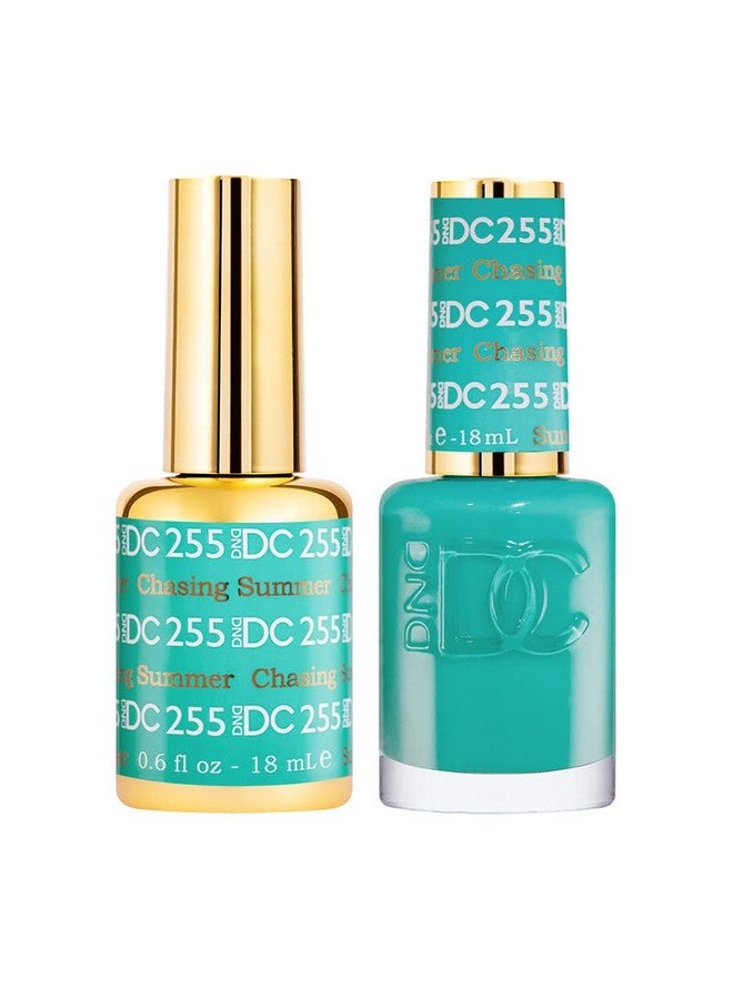 Dnd Gel Polish Set 1 Each Of Blue Gel Polish And Blue Nail Polish 255 Chasing Summer 0.5 Fl Oz