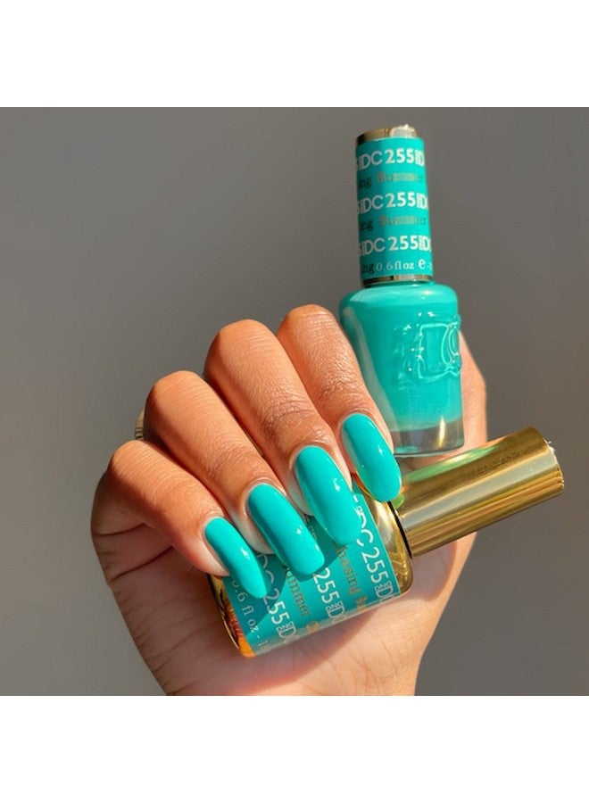 Dnd Gel Polish Set 1 Each Of Blue Gel Polish And Blue Nail Polish 255 Chasing Summer 0.5 Fl Oz