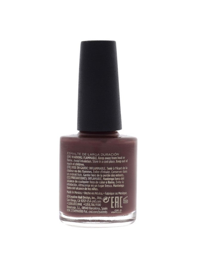 Vinylux Longwear Brown Nail Polish Gellike Shine & Chip Resistant Color 0.5 Fl Oz