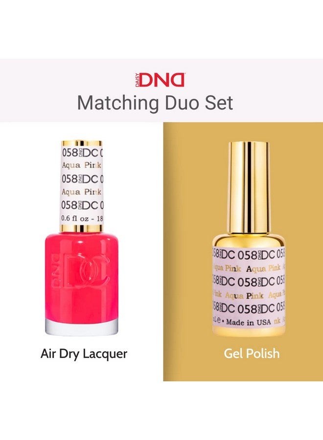 Dnd Gel Polish Set 1 Each Of Pink Gel Polish And Pink Nail Polish 004 Pink Lemonade 0.5 Fl Oz (Hipster Girl)