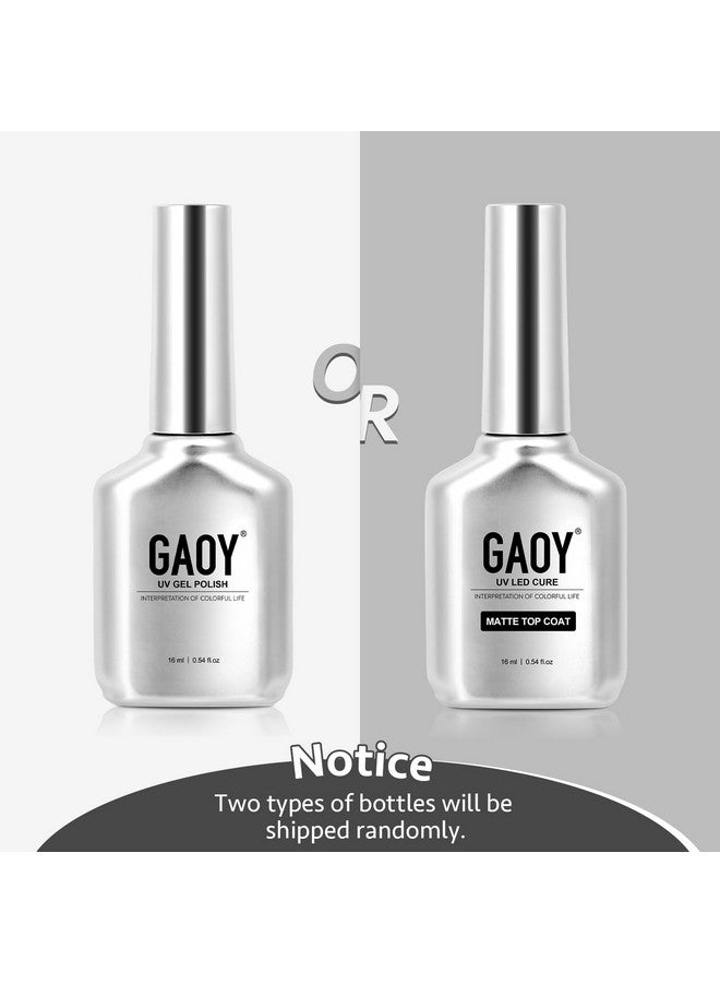 Matte Gel Top Coat For Gel Nail Polish 16Ml No Wipe Matte Finish For Long Lasting Uv Gel Nail Art Diy