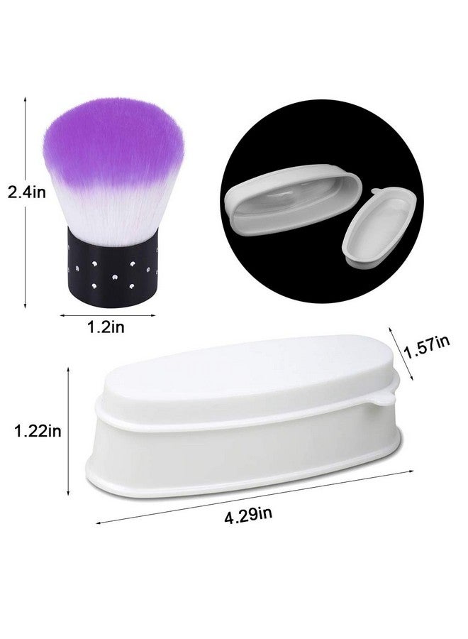 Dip Powder Tray French Nail Dip Tray Nail Dipping Powder Container Tray With Dip Powder Brush