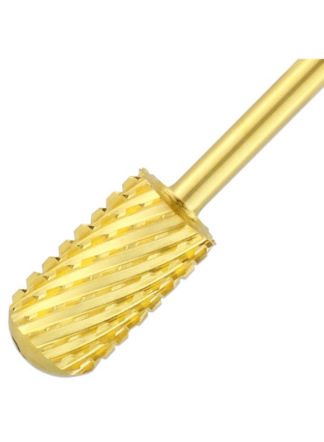 3/32 Safety Nail Carbide Smooth Round Top Large Barrel Grit Size (4Xc 3Xc 2Xc Xc C M F Xf) (Double Coarse (2Xc) Gold)