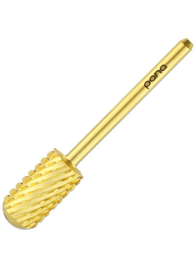 3/32 Safety Nail Carbide Smooth Round Top Large Barrel Grit Size (4Xc 3Xc 2Xc Xc C M F Xf) (Double Coarse (2Xc) Gold)