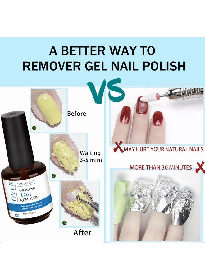 Gel Nail Remover Quick Gel Nail Polish Remover 35 Minutes Gel Remover For Nails Removedor De Gel