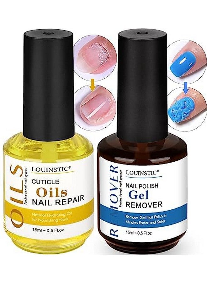 Gel Nail Polish Remover With Cuticle Oil For Nails Gel Remover Quick Remove Gel Nail Polish Within 35 Mins Nail Polish Gel Remover Removedor De Esmalte Gel