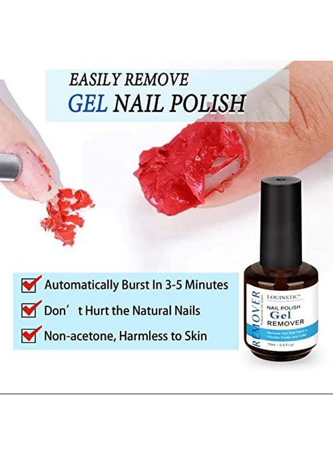 Gel Nail Polish Remover With Cuticle Oil For Nails Gel Remover Quick Remove Gel Nail Polish Within 35 Mins Nail Polish Gel Remover Removedor De Esmalte Gel