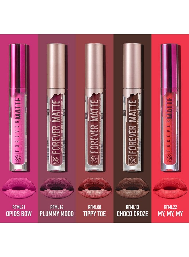 Forever Matte Liquid Lipstick 5 Pack Rfml08&13&14&21&22