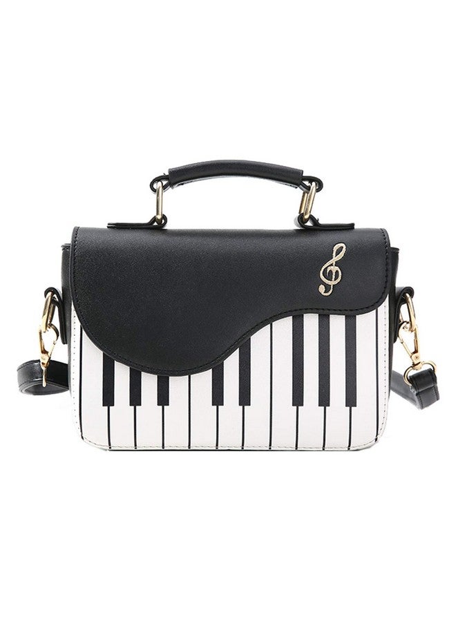 Women’S Piano Guitar Shape Crossbody Purse Bags Music Guitar Small Shoulder Bags Tote Purse