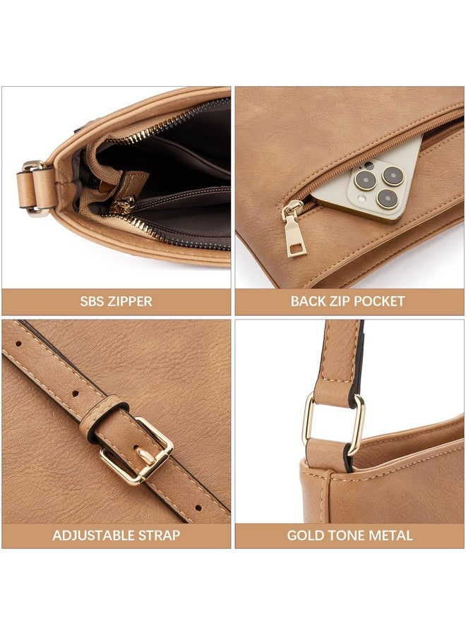 Crossbody Bags For Women Trendy Leather Designer Cell Phone Multi Pocket Cross Body Purses Shoulder Handbag Ladies