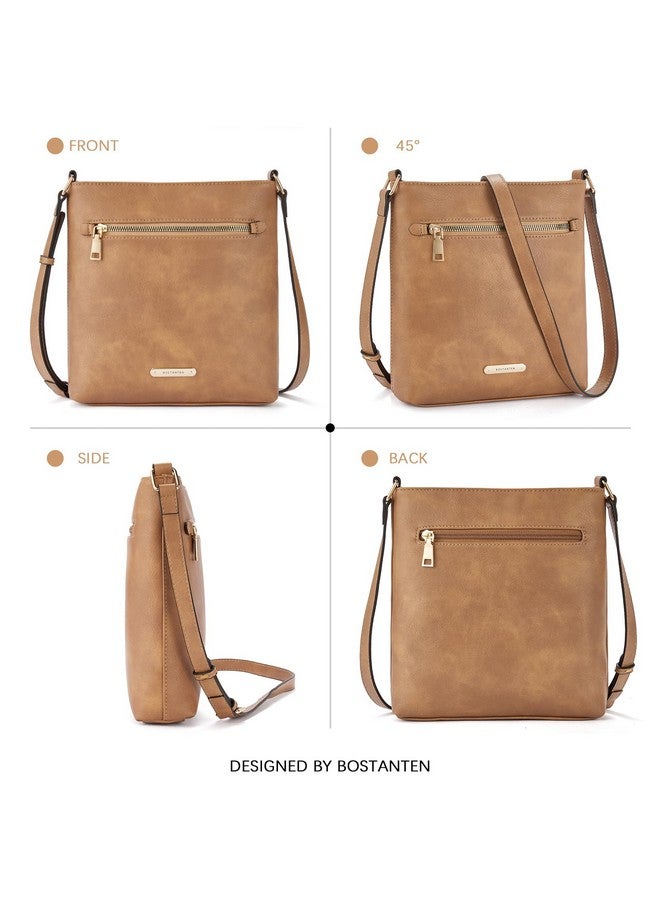 Crossbody Bags For Women Trendy Leather Designer Cell Phone Multi Pocket Cross Body Purses Shoulder Handbag Ladies