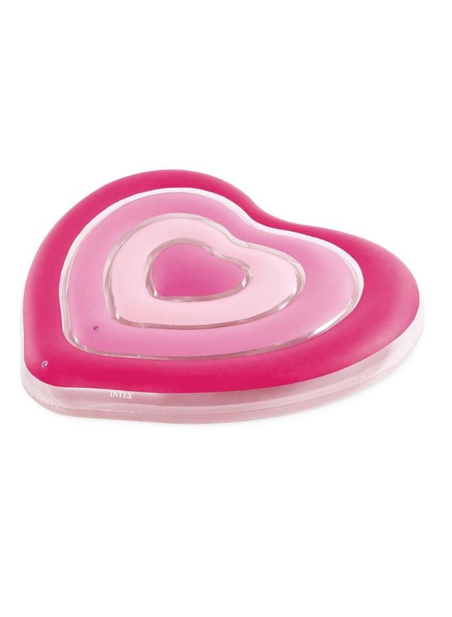 Sweetheart Float, Inflated Size: 1.55 m x 1.35 m x 25 cm