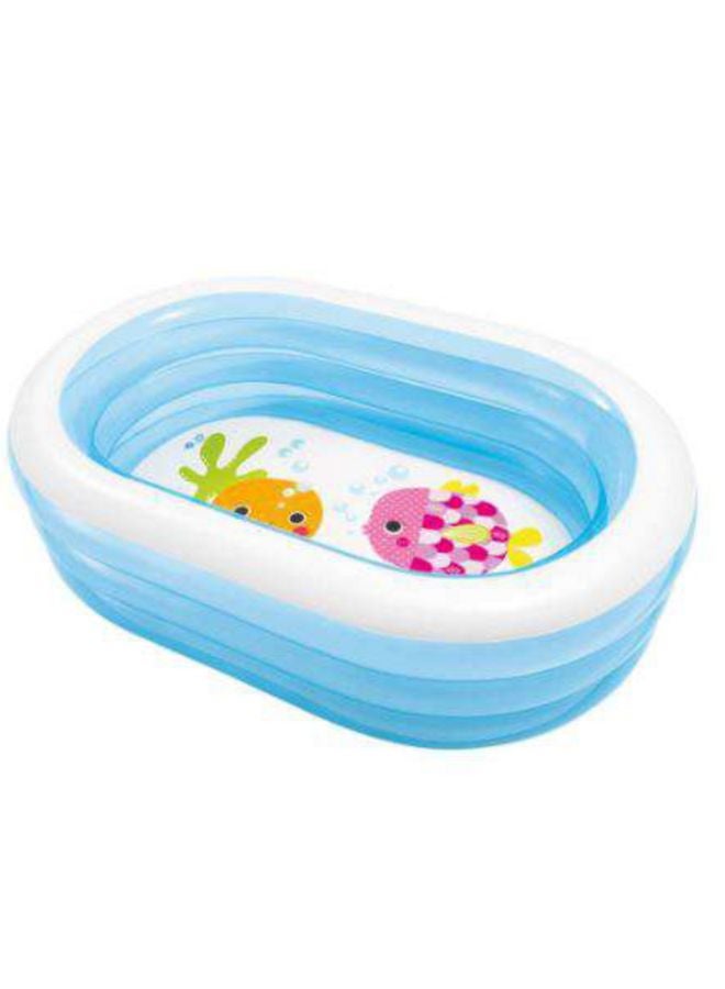 Oval Whale Fun Pool for Kid, Multicolor