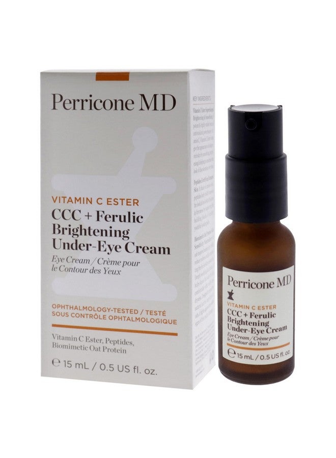 Vitamin C Ester Ccc+ Ferulic Brightening Undereye Cream 0.5 Oz.