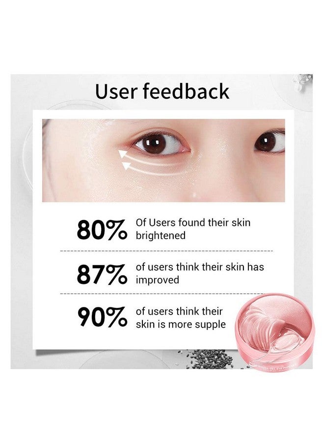 Eye Patches Rose Hydragel Eye Mask Sheet Lady Skin Care Pad Remove Fine Lines Smooth Repair The Eyes Skin Under Eye Gel For Moisturizing And Relieving Firm The Look Of The Eye Area