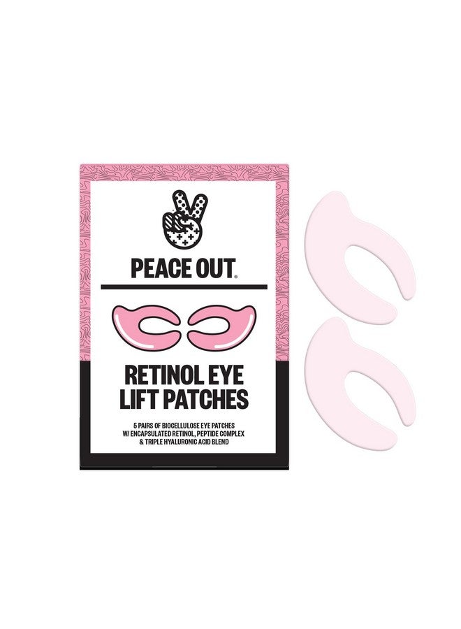Retinol Eye Lift Patches To Lift Firm And Revitalize Tired Eyes 360° Coverage Targets Fine Lines & Wrinkles 5 Pack