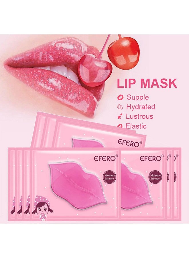 20 Pairs Lip Masks & Eye Mask Power Crystal Gel 24K Lip Eye Mask Effectively Nourishes The Lip & Eye Skin Antiaging Eye Patches For Moisturizing Reducing Fine Lines Dark Circle