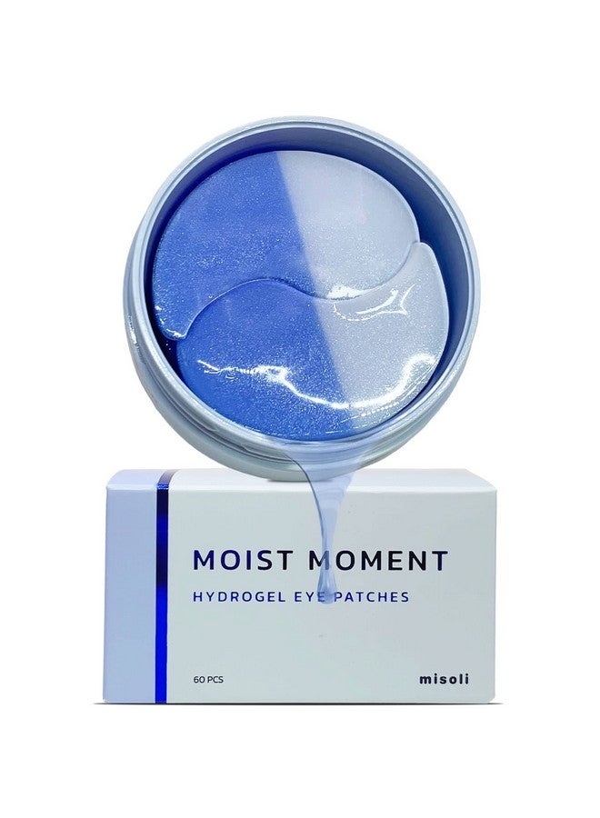 Moist Moment Under Eye Patches Hydrating Eye Treatment Gel Masks With Hyaluronic Acid & Squalane Under Eye Masks For Dark Circles And Puffiness Under Eye Bags Wrinkle Care Men And Women